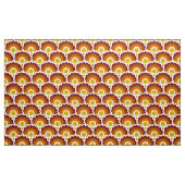 Retro-Stil 60er 70er Muster Stoff (Yard (91,4 cm))