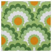 Retro-Stil 60er 70er Muster Stoff (Muster)