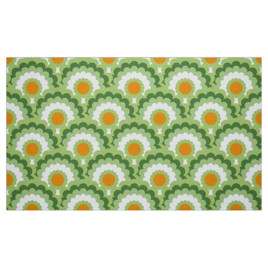 Retro-Stil 60er 70er Muster Stoff (Fat Quarter (45,7 x 55,9 cm))
