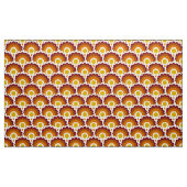 Retro-Stil 60er 70er Musterstoff Stoff (Yard (91,4 cm))