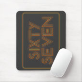 Retro-Stil 67 Mousepad (Mit Mouse)