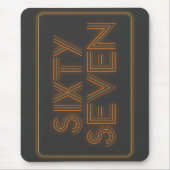Retro-Stil 67 Mousepad (Vorne)