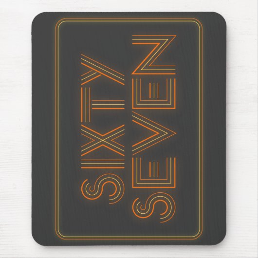 Retro-Stil 67 Mousepad (Vorne)