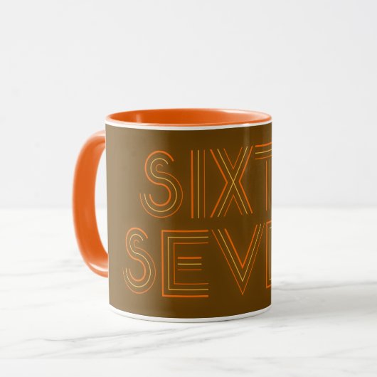 Retro-Stil 67 Tasse (Vorderseite Links)