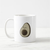 Retro-Stil-Avocado-Zeichnung Kaffeetasse (Links)