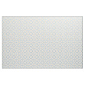 Retro-Stil blüht auf blauem Hintergrund Stoff (Yard (91,4 cm))