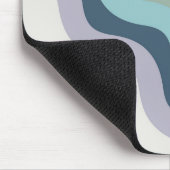 Retro-Stil bunt diagonale Wellen Design Mousepad (Ecke)