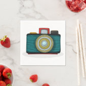Retro-Stil Camera Paper Napkins Serviette (Beispiel)