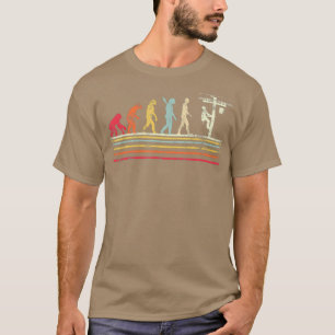 Retro-Stil Coole Evolution von Lineman T-Shirt