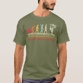 Retro-Stil Coole Evolution von Lineman T-Shirt (Vorderseite)