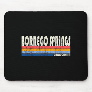 Retro-Stil der 70er 80er Jahre Heimatort von Borre Mousepad