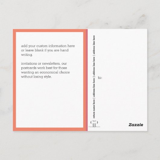 Retro-Stil | Der Glaube über die Angst Postkarte (Rückseite)