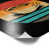 Retro-Stil des Kaffees Vintag Fotodruck (Ecke)