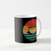 Retro-Stil des Kaffees Vintag Kaffeetasse (VorderseiteRechts)