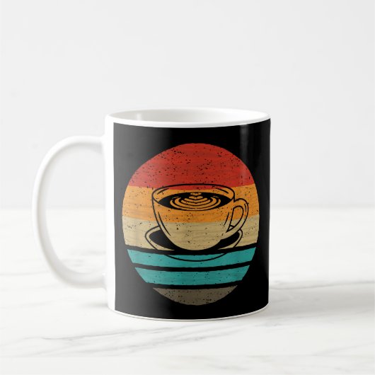 Retro-Stil des Kaffees Vintag Kaffeetasse (Links)
