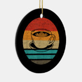 Retro-Stil des Kaffees Vintag Keramik Ornament (Rechts)