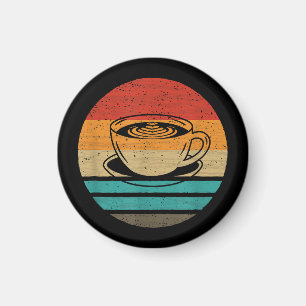 Retro-Stil des Kaffees Vintag Magnet