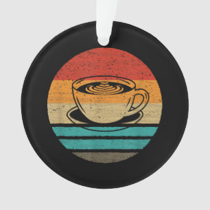 Retro-Stil des Kaffees Vintag Ornament