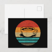 Retro-Stil des Kaffees Vintag Postkarte (Vorne/Hinten)