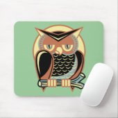 Retro-Stil Eule Mousepad (Mit Mouse)