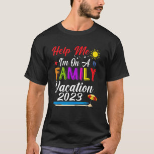Retro-Stil helfen mir, ich bin auf einem Familienu T-Shirt