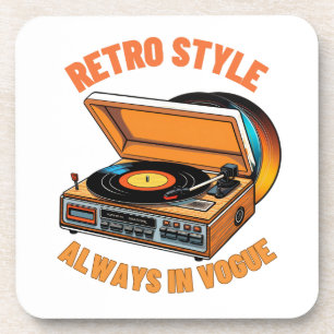 Retro-Stil, immer in Mode Getränkeuntersetzer