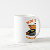 Retro-Stil, immer in Mode Kaffeetasse (VorderseiteRechts)