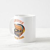 Retro-Stil, immer in Mode Kaffeetasse (Vorderseite Links)