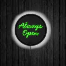 Retro-Stil immer Neongrün auf Schwarz öffnen