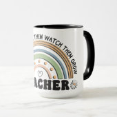 Retro-Stil Lehrer Tasse (VorderseiteRechts)