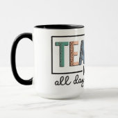 Retro-Stil-Lehrer Tasse (Links)