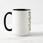 Retro-Stil Lehrer Tasse (Links)
