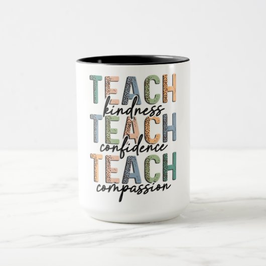 Retro-Stil Lehrer Tasse (Zentrum)