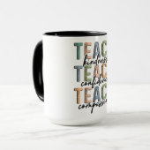 Retro-Stil Lehrer Tasse (Vorderseite Links)