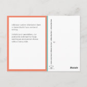 Retro-Stil | Liebe wie Jesus Postkarte (Rückseite)