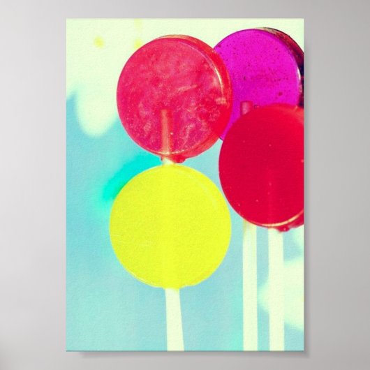 RETRO-STIL LOLLIPOP-FOTOPOSTER POSTER (Vorne)