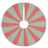 Retro-Stil Mitte des Jahrhunderts Modernes Sunburs Polyester Weihnachtsbaumdecke (Vorderseite)