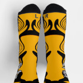 Retro-Stil-Motivations-Typografie-Zitat Socken (Oben)