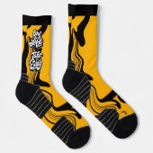 Retro-Stil-Motivations-Typografie-Zitat Socken (Rechts)