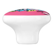 Retro-Stil Musik Boombox-Design Keramikknauf (Seitenansicht)