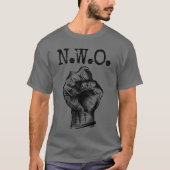 Retro-Stil - N.W.O. Raised Fist T-Shirt (Vorderseite)
