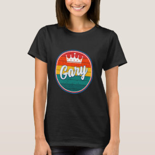 Retro-Stil Name Funny Vintag Vorname Gary T-Shirt
