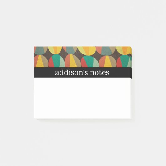Retro-Stil Post-it Klebezettel (Vorderseite)