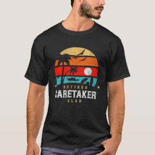 Retro-Stil-Rentner-Gag-Idee Rentner-Hausmeister T-Shirt