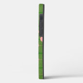 Retro-Stil-Rosa-Punkte-Kariert-Handyhülle Case-Mate iPhone Hülle (Rückseite / Links)