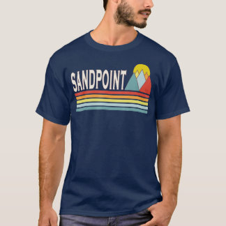 Retro-Stil Sandpoint Idaho im Freien T-Shirt