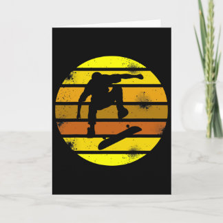 Retro-Stil Skateboarding Sport Vintage 1 Karte