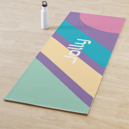 Retro-Stil-Trend-Yogamatte Yogamatte