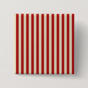 Retro-Stil vertikale PopCorn Classic Streifen Button