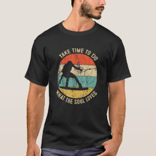 Retro-Stil Wakeboarder Vintage Wakeboarding-Ideen T-Shirt